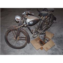 Greyhound Express Motorcycle, Dual Seat, Motor in Box