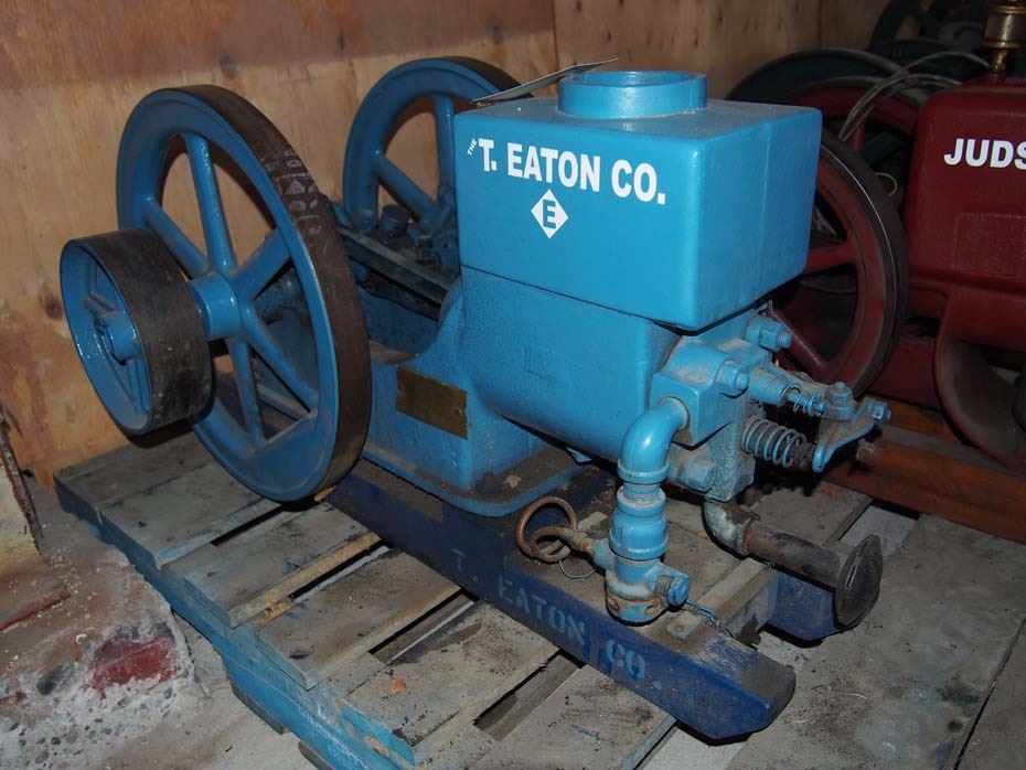 Eaton Engine 1 1/2 HP T Eaton Co Stationary Engine - Bodnarus Auctioneering