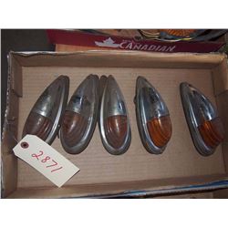 Vintage Chrome Reflectors (5)