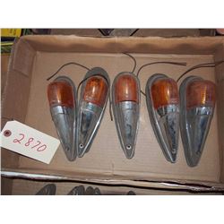 Vintage Chrome Reflectors (5)