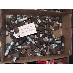 Box of Used Spark Plugs