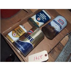 Misc. Texaco Cans (4)