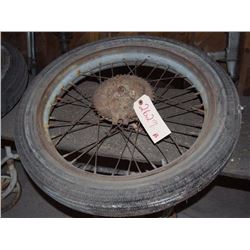 Motorcycle Tire c/w Rim, 3.25-19