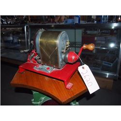 James Stewart Display Crank Magneto c/w 2 Spark Plugs (Working)