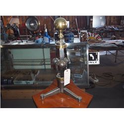 James Stewart Display Large Generator off Steam Tractor