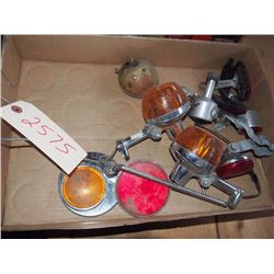 Box Lot of Misc. Bicycle Reflectors, Tail Lights