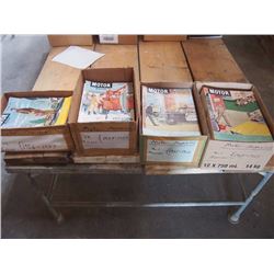 Boxes of Motor Magazines (4 Boxes, Approx 80 Magazines) 1956-1964