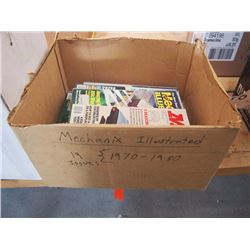 Boxes of Mechanix Illustrated (3 Boxes, Approx 131 Magazines) 1960's-70's