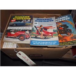 Box of Mechanix Illustrated (Approx 52 Magazines) 1940's-50's