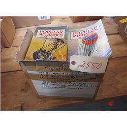 Box of Popular Mechanics (Approx 37 Magazines) 1930's