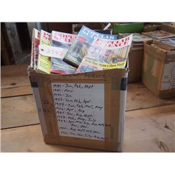Box of Popular Science (Approx 38 Magazines) 1940's-50's