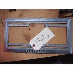 Canada Licence Plate Frame