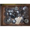 Image 1 : Box of Various Chromed Gas Caps
