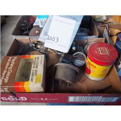 Various Small Engine Parts (Gauges, Lights)