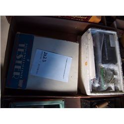 Various Small Engine Parts (Dwell Tachometer, Mileage Gauge)