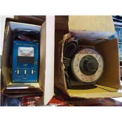 Various Small Engine Parts (Tachometer, Voltage Regulator)