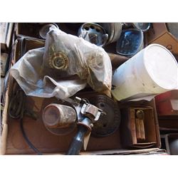 Various Small Engine Parts (Pillow Block Bearings, Small Pipe Bender, Eyes/Bells)