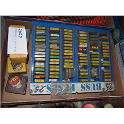 Various Small Engine Parts (Buss Fuses, With Case)