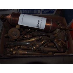 Various Small Engine Parts (Brass/Steam Valves and Sight Glasses)