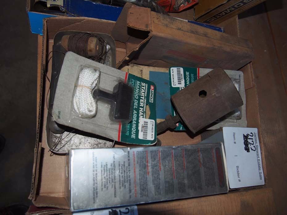 Various Small Engine Parts (Small Engine Starter Rope, Exhaust)