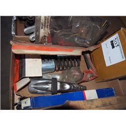 Various Small Engine Parts (Front Shock Springs, Battery Cable, Large Plug Kit)