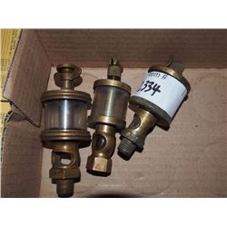 Small Brass Engine Oilers (3)