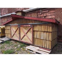 Homebuilt Storage Shed - 14'x4' James Stewart Built
