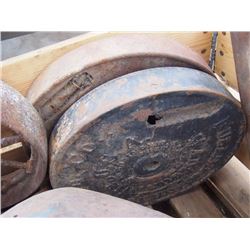 4 Stationary Engine Wheels