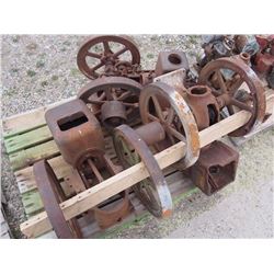 3 Assorted Stationary Engine Parts Only