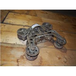 Barn Bale Mover Pulley System
