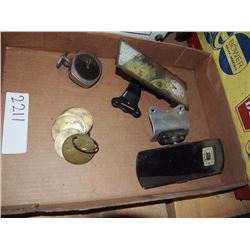 Aftermarket Dash Munt Clocks (3) & Brass Tags