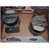 Image 1 : Vintage Watt Hour Meters, Pair