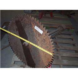 26" Diameter Round Blade on Mandrill