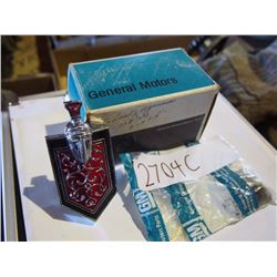 NOS GM Hood Emblem in Box