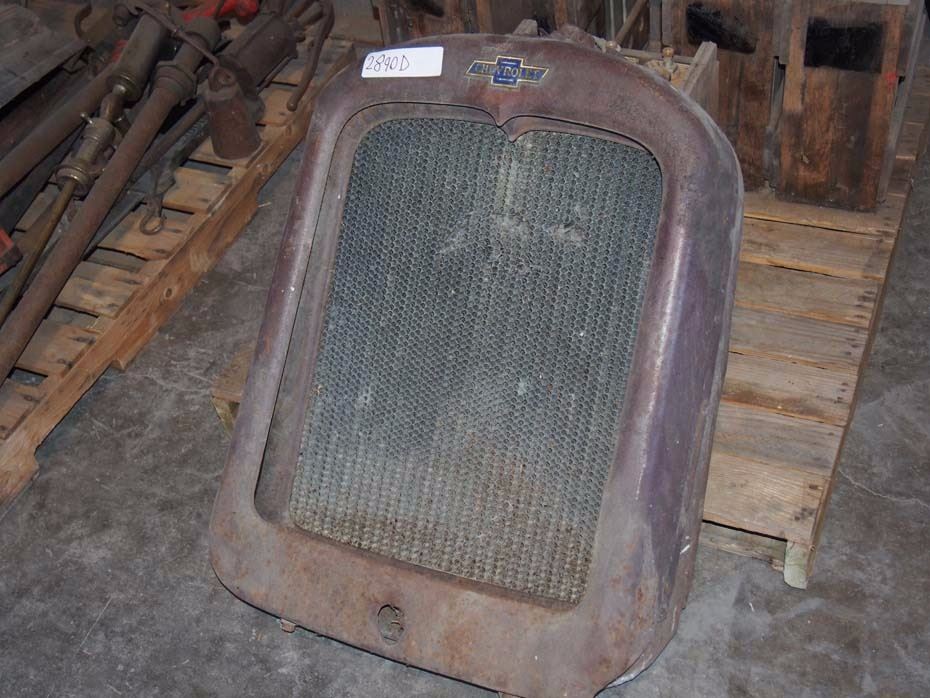 Chevy Radiator & Shroud (2) Bodnarus Auctioneering