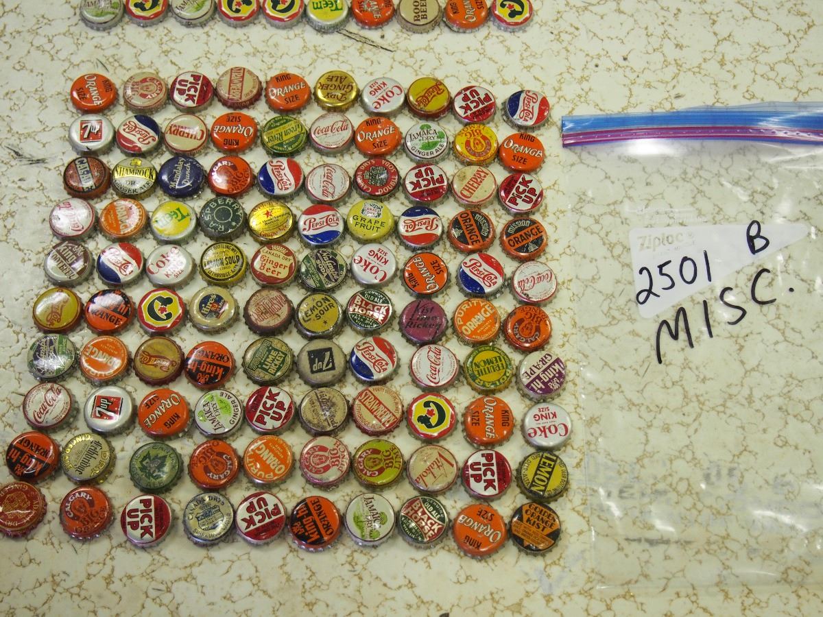 Misc. Cork Lined Bottle Caps (100)