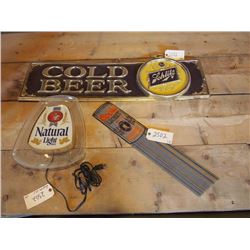 Vintage Beer Advertising (3 pieces)