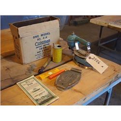 Coleman Iron in Box w/ Extra Accessories (7)