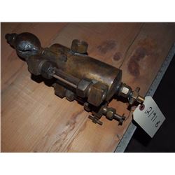 Brass Steam Tractor Sight Gauge (Some Damage)