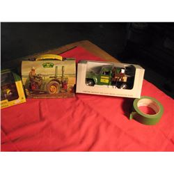 1941 John Deere pickup, John Deere lunch kit and Willy's service truck