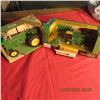 Image 1 : 1/64 John Deere 7720 combine & 1/16 John Deere model M tractor