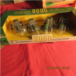 John Deere 8000 series set of 4 tractors