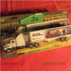 1/64 John Deere Parts Express Semi truck