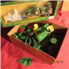Image 1 : Box of miniature tractors and 1/87 scale semi