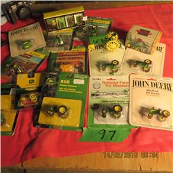 21 John Deere 2 cylinder tractors