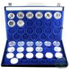 Image 1 : RCM Issue: 1988 to 2011 Canada 1oz .9999 Fine Silver Maple Leaf Coins with Blue Velvet Display Case 