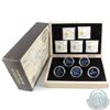 Image 1 : RCM Issue: 2014-2015 Great Lakes Complete $20 Fine Silver 5-Coin Set with Deluxe Wooden Display Case