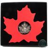 Image 1 : RCM Issue: 2015 Canada $20 Canadian Maple Leaf Fine Silver Coin (Shaped Like Maple Leaf) TAX Exempt)
