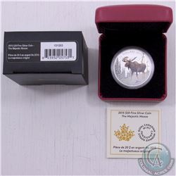 RCM Issue:2015 Canada $20 The Majestic Moose Fine Silver Coin (TAX Exempt)