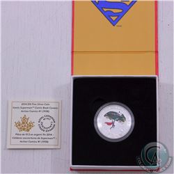 RCM Issue: 2014 Canada $10 Iconic Superman™ Comic Book Covers: Action Comics #1 (1938) Fine Silver C